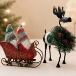 (R8) Reindeer, Sleigh and Gnome Set
